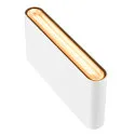 SLV Udendørs wall luminaire OVAL 18 WL IP65, hvid