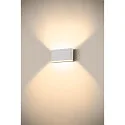 SLV Udendørs wall luminaire OVAL 18 WL IP65, hvid