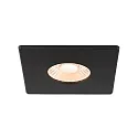 SLV cover UNIVERSAL DOWNLIGHT IP65 square, black