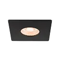 SLV cover UNIVERSAL DOWNLIGHT IP65 square, black