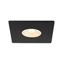 SLV cover UNIVERSAL DOWNLIGHT IP65 square, black