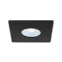 SLV cover UNIVERSAL DOWNLIGHT IP65 square, black