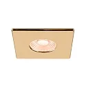 SLV Dæksel UNIVERSAL DOWNLIGHT IP65 firkantet, blank, guld