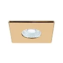 SLV Dæksel UNIVERSAL DOWNLIGHT IP65 firkantet, blank, guld