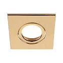 Dæksel UNIVERSAL DOWNLIGHT IP20 firkantet, svingbar, blank, guld