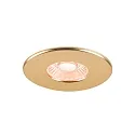 SLV Dæksel UNIVERSAL DOWNLIGHT IP20 rund, svingbar, guld mat