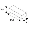 SLV LED driver rund, hvid
