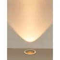 floor recessed luminaire DASAR® L round, swivelling, DALI controllable, passable IP65 / IP67, stainless steel dimmable