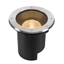 floor recessed luminaire DASAR® L round, swivelling, DALI controllable, passable IP65 / IP67, stainless steel dimmable