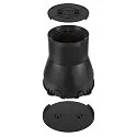 Installationshus DASAR® L, sort