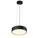 SLV Væg- og Loftlampe MEDO® PRO 30 rund IP50, sort dæmpbar