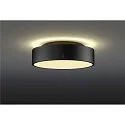 SLV Væg- og Loftlampe MEDO® PRO 30 rund IP50, sort dæmpbar