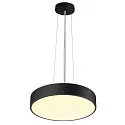 SLV Væg- og Loftlampe MEDO® PRO 40 rund, CCT Switch, direkte / indirekte, UGR < 19 IP50, sort dæmpbar