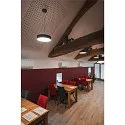 SLV Væg- og Loftlampe MEDO® PRO 40 rund, CCT Switch, direkte / indirekte, UGR < 19 IP50, sort dæmpbar
