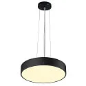SLV Væg- og Loftlampe MEDO® PRO 40 rund IP50, sort dæmpbar