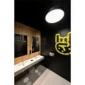 SLV Væg- og Loftlampe MEDO® PRO 60 rund, DALI styrbar IP50, sort dæmpbar