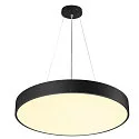 SLV Væg- og Loftlampe MEDO® PRO 60 rund, CCT Switch, direkte / indirekte, UGR < 19 IP50, sort dæmpbar