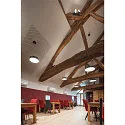 SLV Væg- og Loftlampe MEDO® PRO 60 rund, CCT Switch, direkte / indirekte, UGR < 19 IP50, sort dæmpbar
