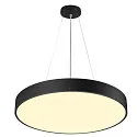 SLV Væg- og Loftlampe MEDO® PRO 60 rund IP50, sort dæmpbar