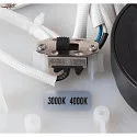 SLV Loftlampe MEDO® PRO 90 rund, CCT Switch, UGR < 19 IP50, sort dæmpbar
