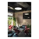 Loftlampe MEDO® PRO 90 rund, CCT Switch, UGR < 19 IP50, sort dæmpbar