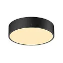 SLV Væg- og Loftlampe MEDO® 30 rund, CCT Switch, direkte / indirekte IP50, sort dæmpbar