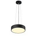 SLV Væg- og Loftlampe MEDO® 30 rund, CCT Switch, direkte / indirekte IP50, sort dæmpbar