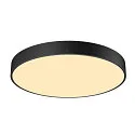 SLV Væg- og Loftlampe MEDO® 60 rund, CCT Switch, direkte / indirekte IP50, sort dæmpbar