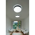 SLV Loftlampe MEDO® 90 rund, CCT Switch IP50, sort dæmpbar