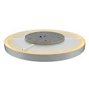 SLV Loftlampe MEDO® 90 rund, CCT Switch IP50, grå dæmpbar
