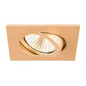SLV recessed ceiling ring NEW TRIA® 68 square, rose gold