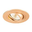 SLV recessed ceiling ring NEW TRIA® 75 round, rose gold