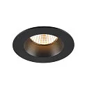 SLV Forsænket loftsring NEW TRIA® 68 rund, sort