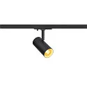 1-faset spot NOBLO® SPOT rund, svingbar, drejelig IP20, sort dæmpbar