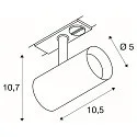 1-faset spot NOBLO® SPOT rund, svingbar, drejelig IP20