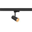 SLV 3-faset spot NOBLO® SPOT rund, svingbar, drejelig IP20, sort dæmpbar