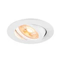 Indbygnings loftlampe NEW TRIA® 68 rund GU10 IP20, hvid