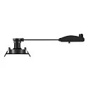 SLV Indbygnings loftlampe NEW TRIA® 68 firkantet GU10 IP20, sort