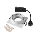 SLV Indbygnings loftlampe NEW TRIA® 75 firkantet GU10 IP20, hvid