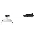 SLV Indbygnings loftlampe NEW TRIA® 75 firkantet GU10 IP20, hvid