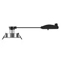 SLV Indbygnings loftlampe NEW TRIA® 75 firkantet GU10 IP20, aluminium