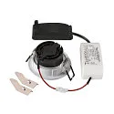 SLV Indbygnings loftlampe NEW TRIA® 68 rund IP20, hvid dæmpbar