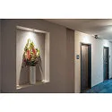 SLV Indbygnings loftlampe NEW TRIA® 68 rund IP20, sort dæmpbar