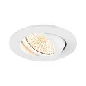 Indbygnings loftlampe NEW TRIA® 68 rund IP20, hvid dæmpbar