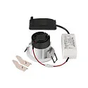 SLV Indbygnings loftlampe NEW TRIA® 68 rund IP20 / IP65, hvid dæmpbar