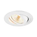 Indbygnings loftlampe NEW TRIA® 68 rund IP20, hvid dæmpbar