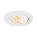 SLV Indbygnings loftlampe NEW TRIA® 68 rund IP20, hvid dæmpbar