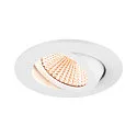 SLV Indbygnings loftlampe NEW TRIA® 68 rund IP20, hvid dæmpbar