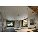 SLV Indbygnings loftlampe NEW TRIA® 68 rund IP20, sort dæmpbar