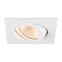SLV Indbygnings loftlampe NEW TRIA® 68 firkantet IP20, hvid dæmpbar